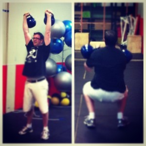 Greg - Kettlebell Thrusters