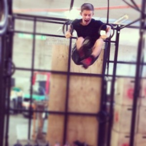 Sam H, first muscle up! 10/12/2012 boom