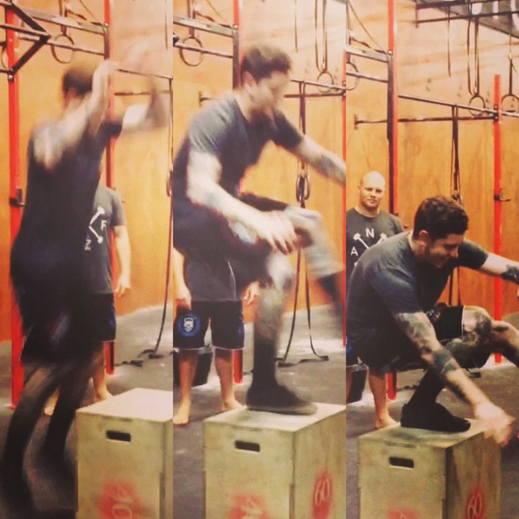 pistol box jump